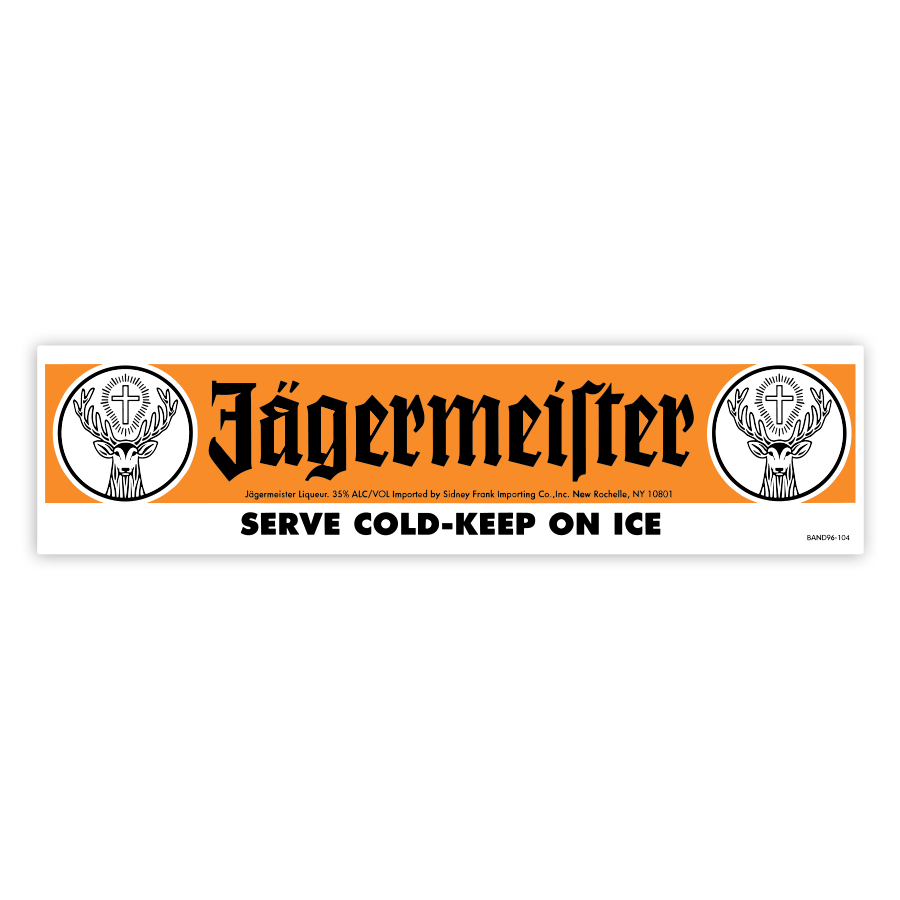 Car & Motorbike Stickers: Jägermeister Serve Cold Ice