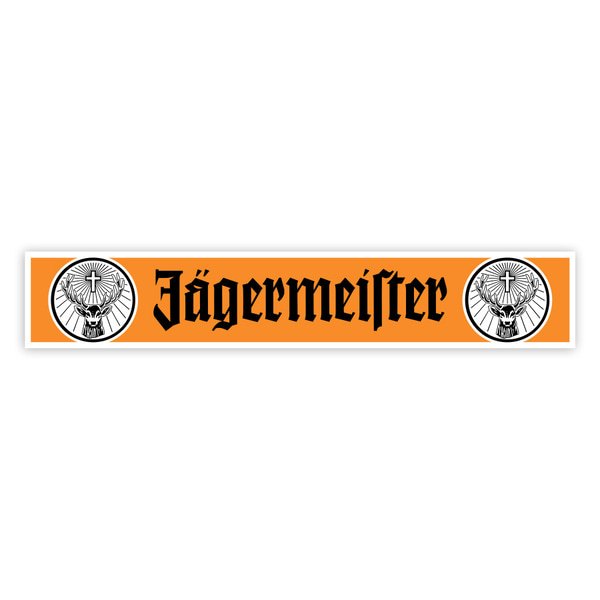 Car & Motorbike Stickers: Jägermeister Orange Logos