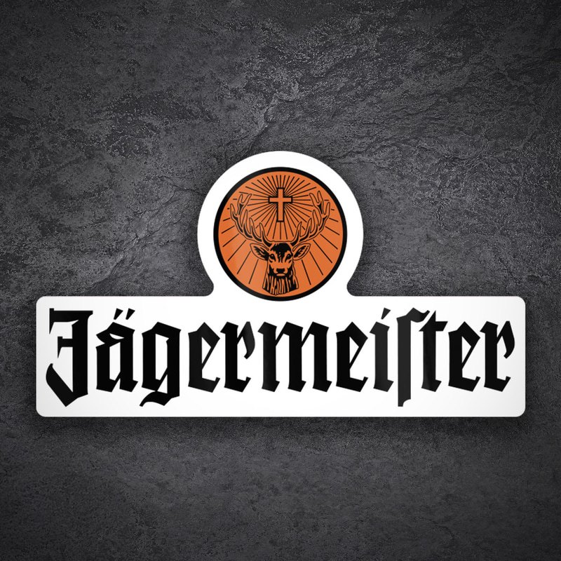 Car & Motorbike Stickers: Jägermeister Deer Logo 2