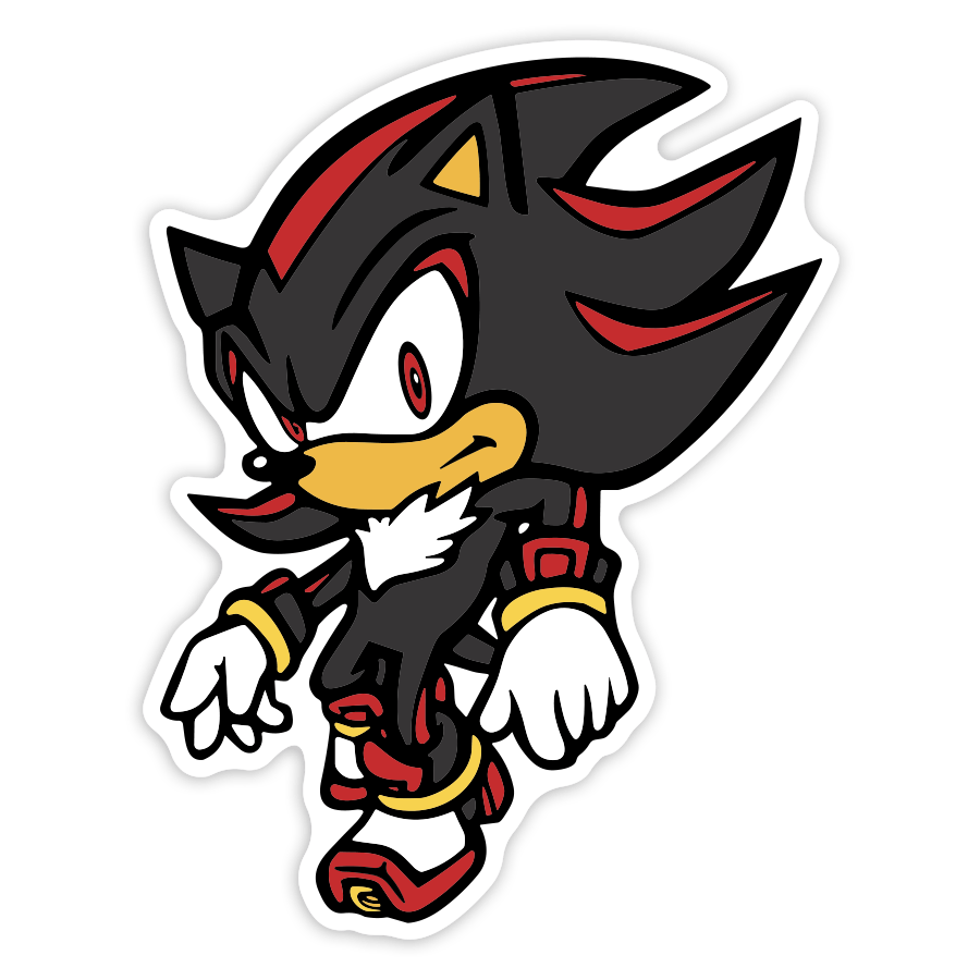 Car & Motorbike Stickers: Shadow the Hedgehog