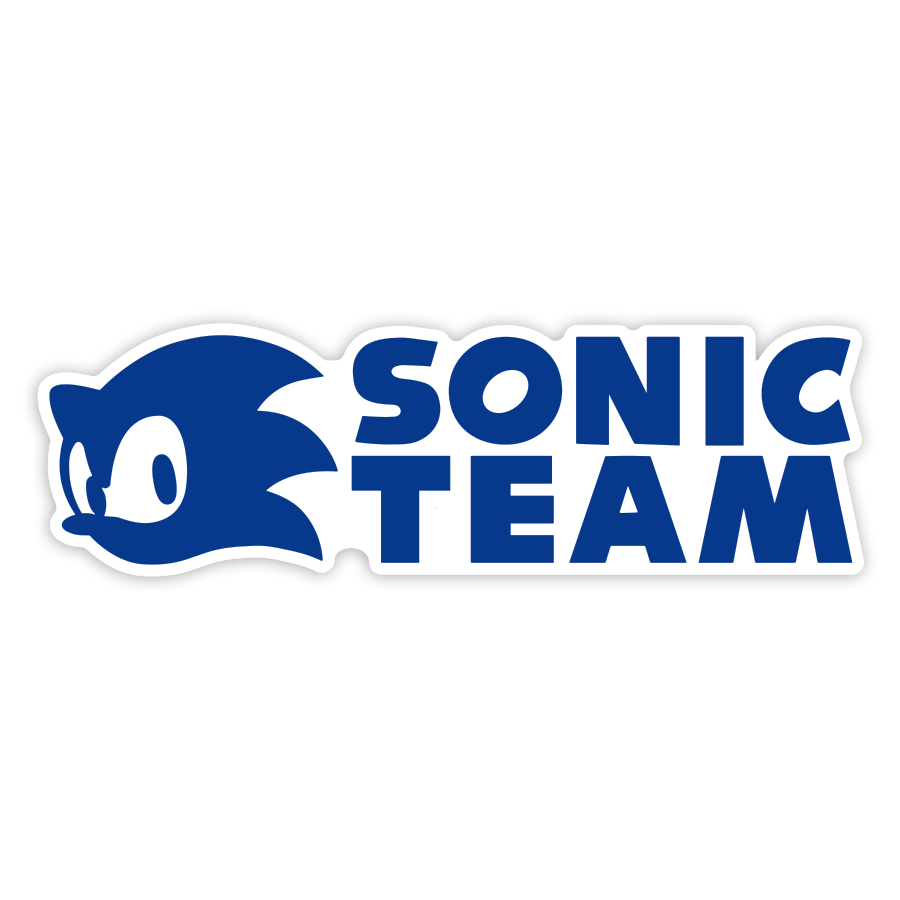 Car & Motorbike Stickers: Blue Sonic Team Logo