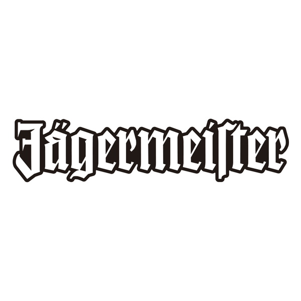 Car & Motorbike Stickers: Jägermeister Double Outline Cut Vinyl