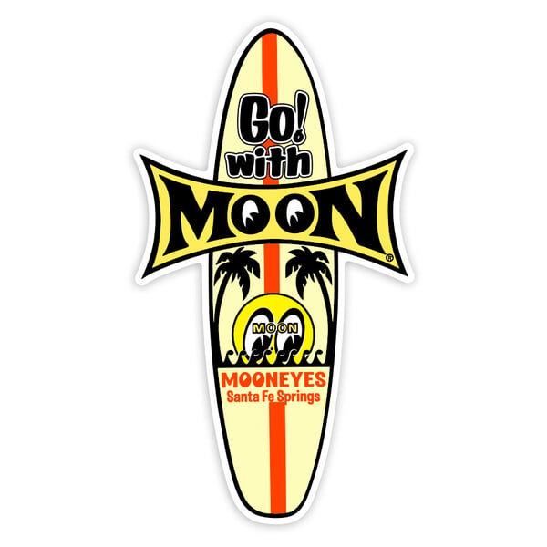 Car & Motorbike Stickers: Go with Moon Mooneyes Santa Fe
