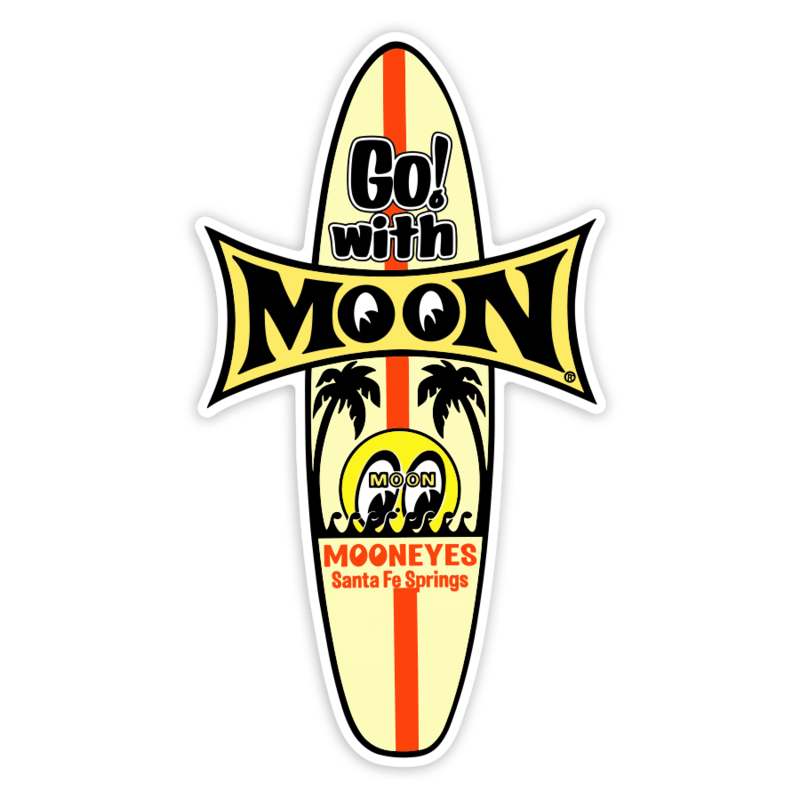 Car & Motorbike Stickers: Go with Moon Mooneyes Santa Fe