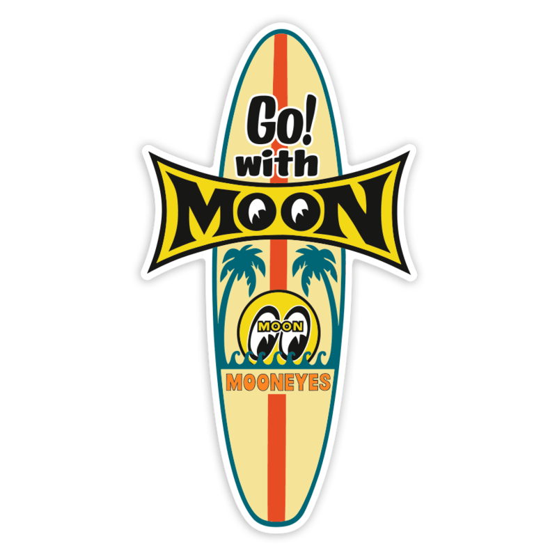Car & Motorbike Stickers: Go with Moon Mooneyes
