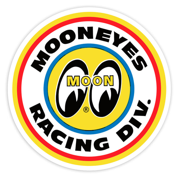 Car & Motorbike Stickers: Moon Eyes Racing Div.