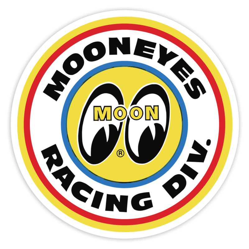 Car & Motorbike Stickers: Moon Eyes Racing Div.