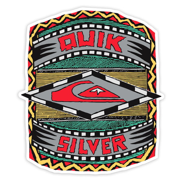 Car & Motorbike Stickers: Quiksilver Tribal Retro