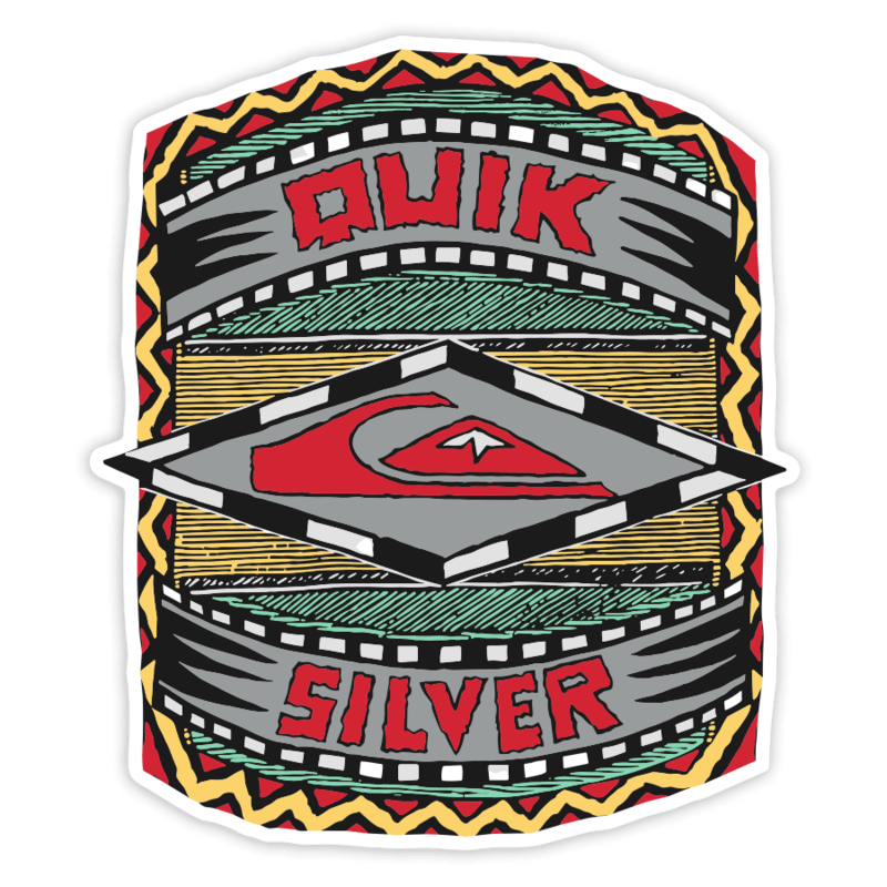 Car & Motorbike Stickers: Quiksilver Tribal Retro