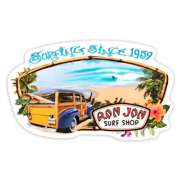 Car & Motorbike Stickers: Ron Jon Surfing Since 1959