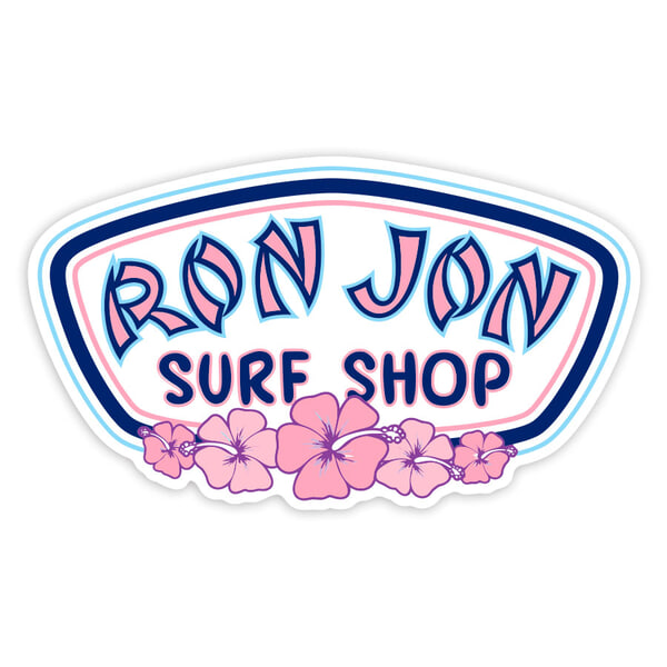 Car & Motorbike Stickers: Ron Jon Surf Shop Hibiscus