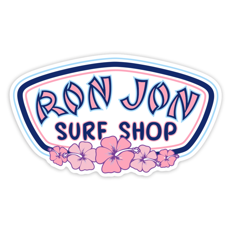 Car & Motorbike Stickers: Ron Jon Surf Shop Hibiscus