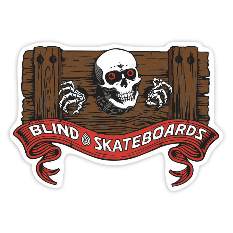 Car & Motorbike Stickers: Blind Skateboards Skull