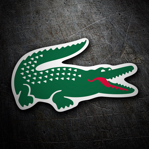 Car & Motorbike Stickers: Lacoste crocodile