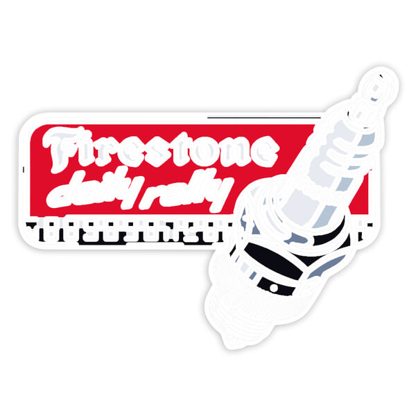 Car & Motorbike Stickers: Firestone Daily Rally