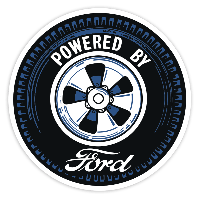 Car & Motorbike Stickers: Powered by Ford