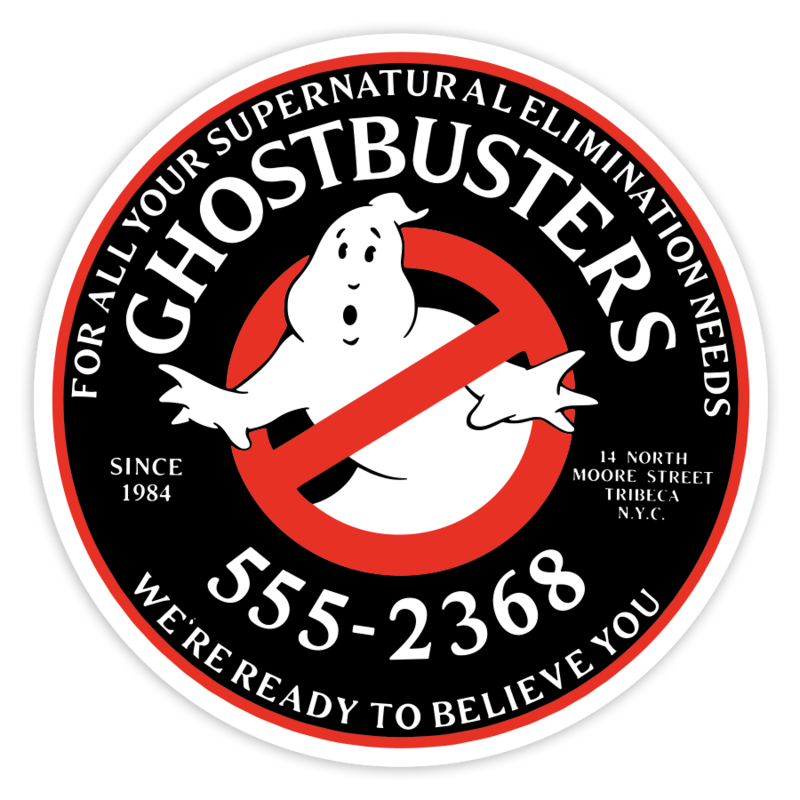 Car & Motorbike Stickers: Classic Ghostbusters Logo