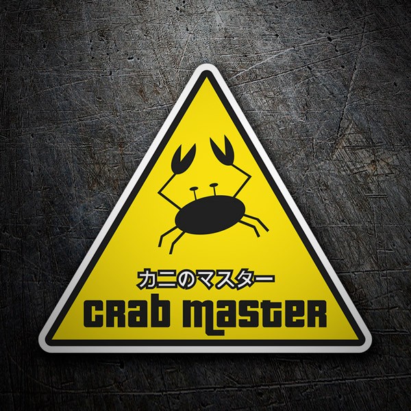 Car & Motorbike Stickers: Crab Master