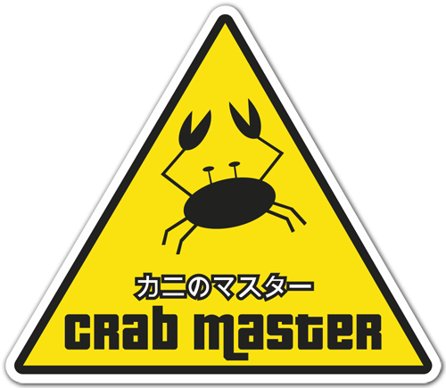 Car & Motorbike Stickers: Crab Master