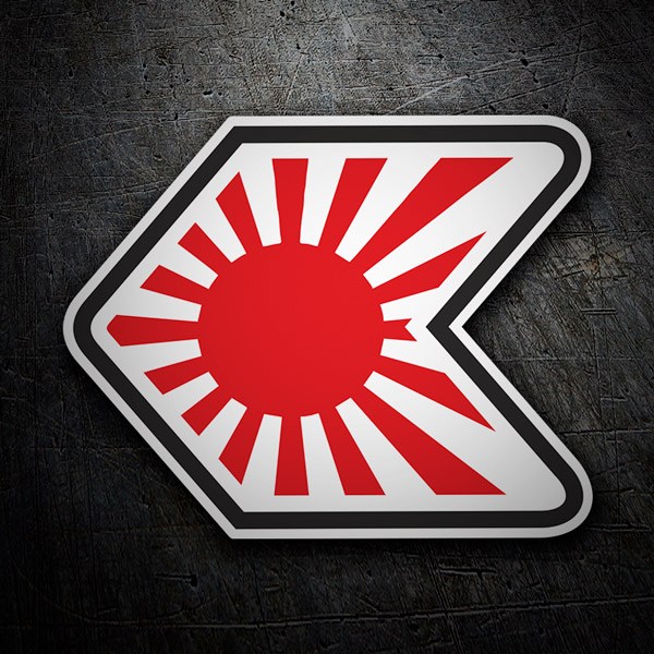 Car & Motorbike Stickers: Japan JDM Rising Sun Badge