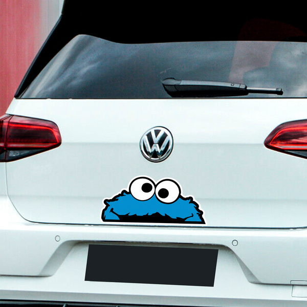 Car & Motorbike Stickers: Cookie Monster 