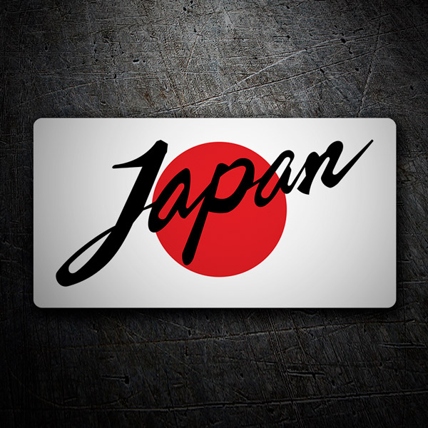 Car & Motorbike Stickers: Japan Flag