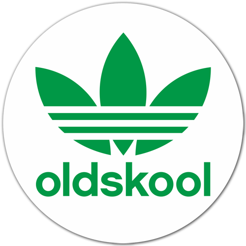 Car & Motorbike Stickers: Oldskool Adidas