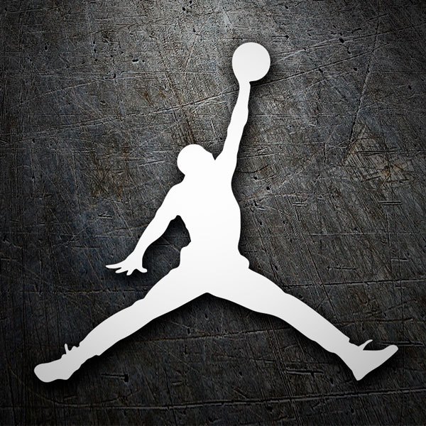 Car & Motorbike Stickers: Silhouette Air Jordan