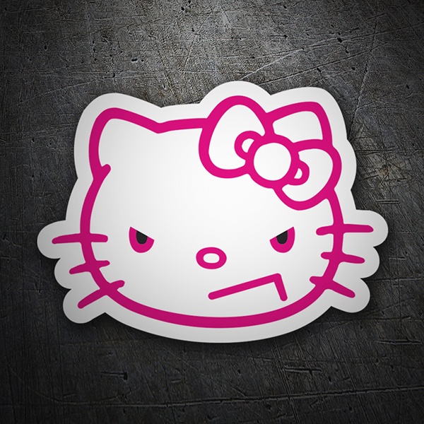 Car and Motorbike Stickers: Hello Kitty Dark