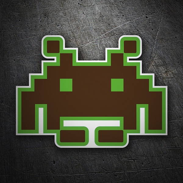 Car & Motorbike Stickers: Marciano Space invaders