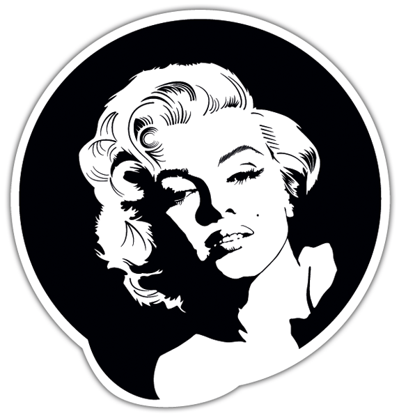 Car & Motorbike Stickers: Marilyn Monroe