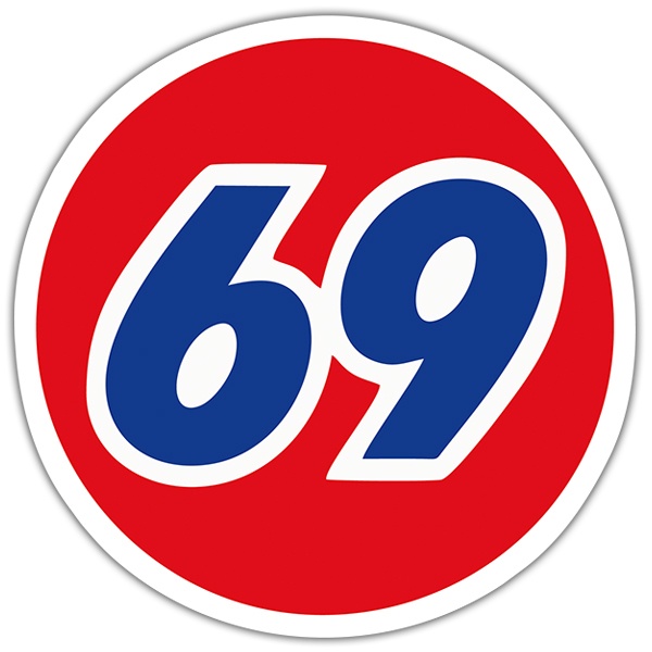 Car & Motorbike Stickers: 69 (parody gas station)