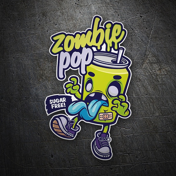 Car & Motorbike Stickers: Zombie Pop