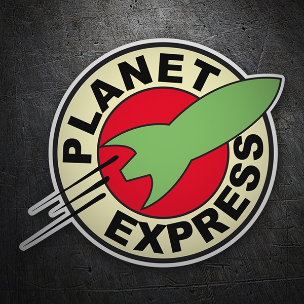 Car & Motorbike Stickers: Futurama Planet express