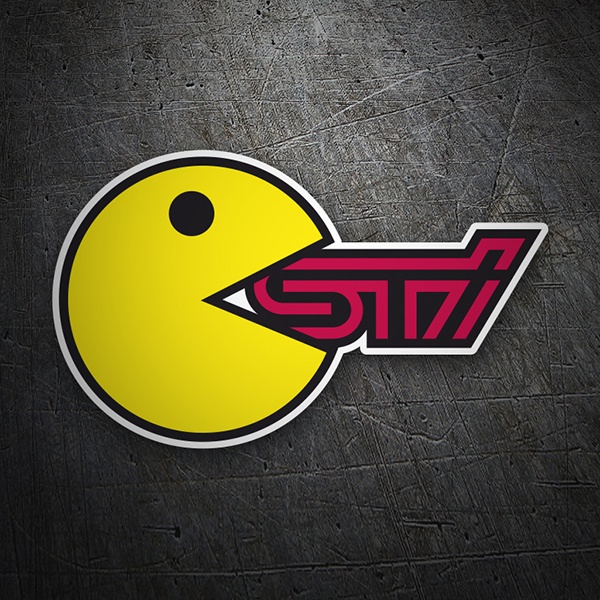 Car & Motorbike Stickers: Pacman Sti