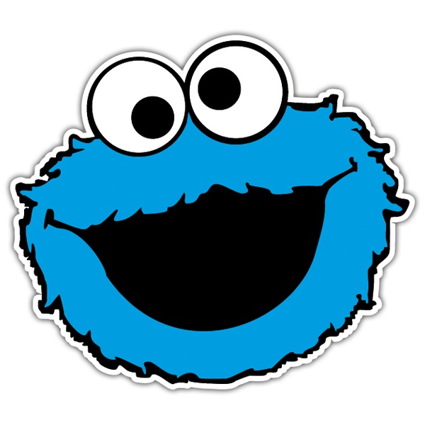 Car & Motorbike Stickers: Monster Cookies Happy