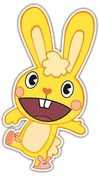 Car & Motorbike Stickers: Cuddles, Happy Tree Friends