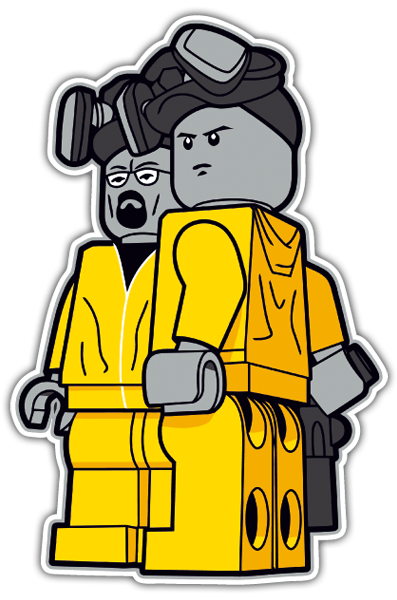 Car & Motorbike Stickers: Breaking Bad Lego