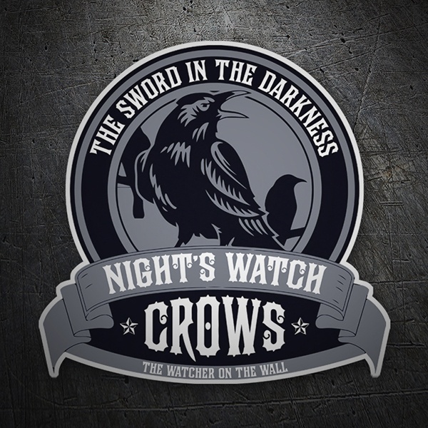Car & Motorbike Stickers: Nights Watch Crows