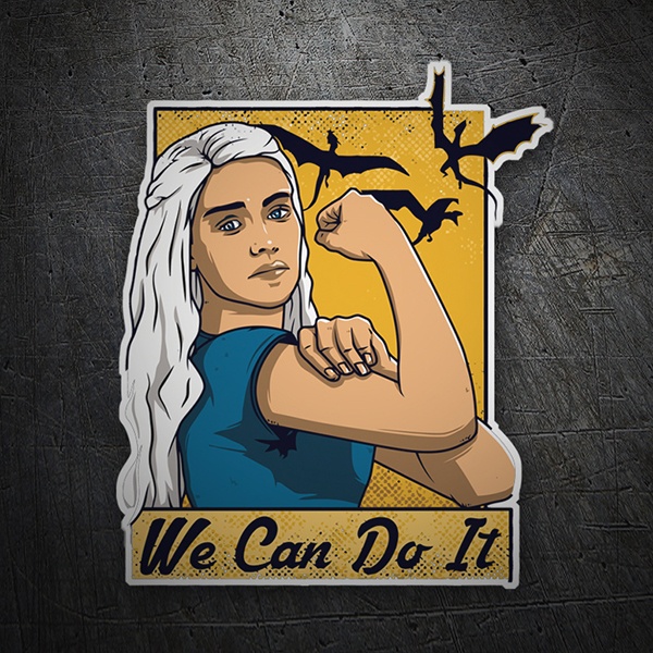 Car & Motorbike Stickers: Game of Thrones We Can Do It