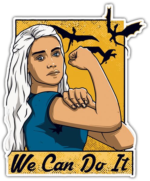 Car & Motorbike Stickers: Game of Thrones We Can Do It