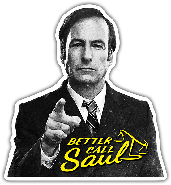 Car & Motorbike Stickers: Breaking Bad Better call Saul