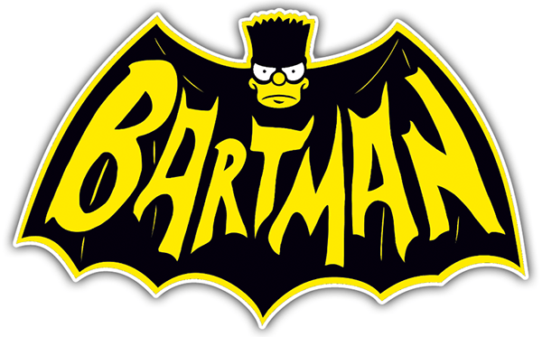 Car & Motorbike Stickers: Bartman