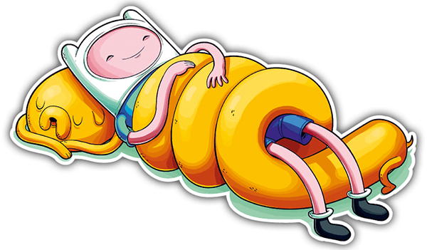 Car & Motorbike Stickers: Adventure Times relax