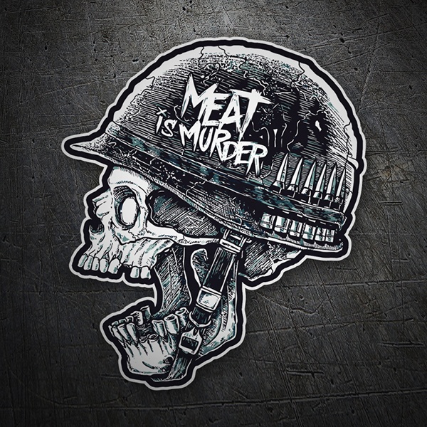 Car & Motorbike Stickers: Meat is Murder