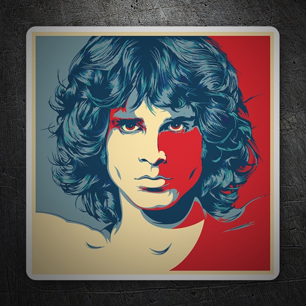 Car & Motorbike Stickers: Jim Morrison Pop Art