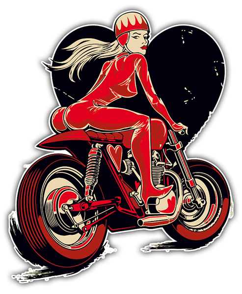 Car & Motorbike Stickers: Café Danger