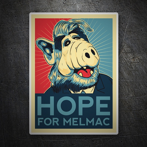 Car & Motorbike Stickers: ALF, hope for Melmac