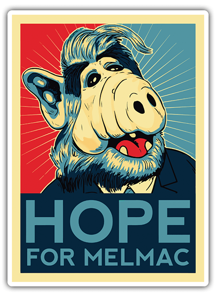 Car & Motorbike Stickers: ALF, hope for Melmac