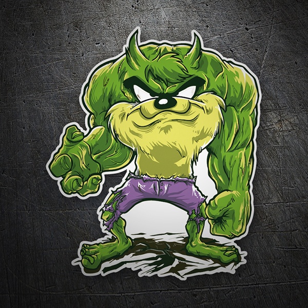 Car & Motorbike Stickers: Hulk from Tasmania